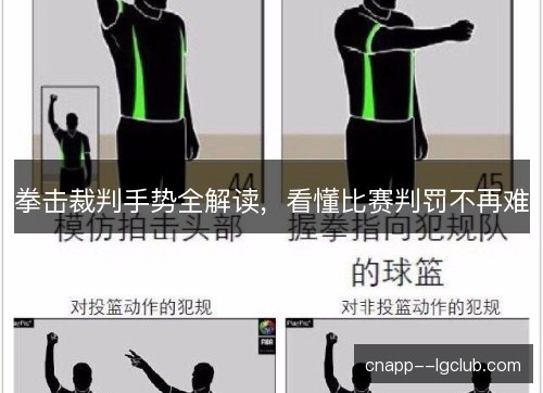 拳击裁判手势全解读,看懂比赛判罚不再难 拳击裁判手势全解读,看懂比赛判罚不再难